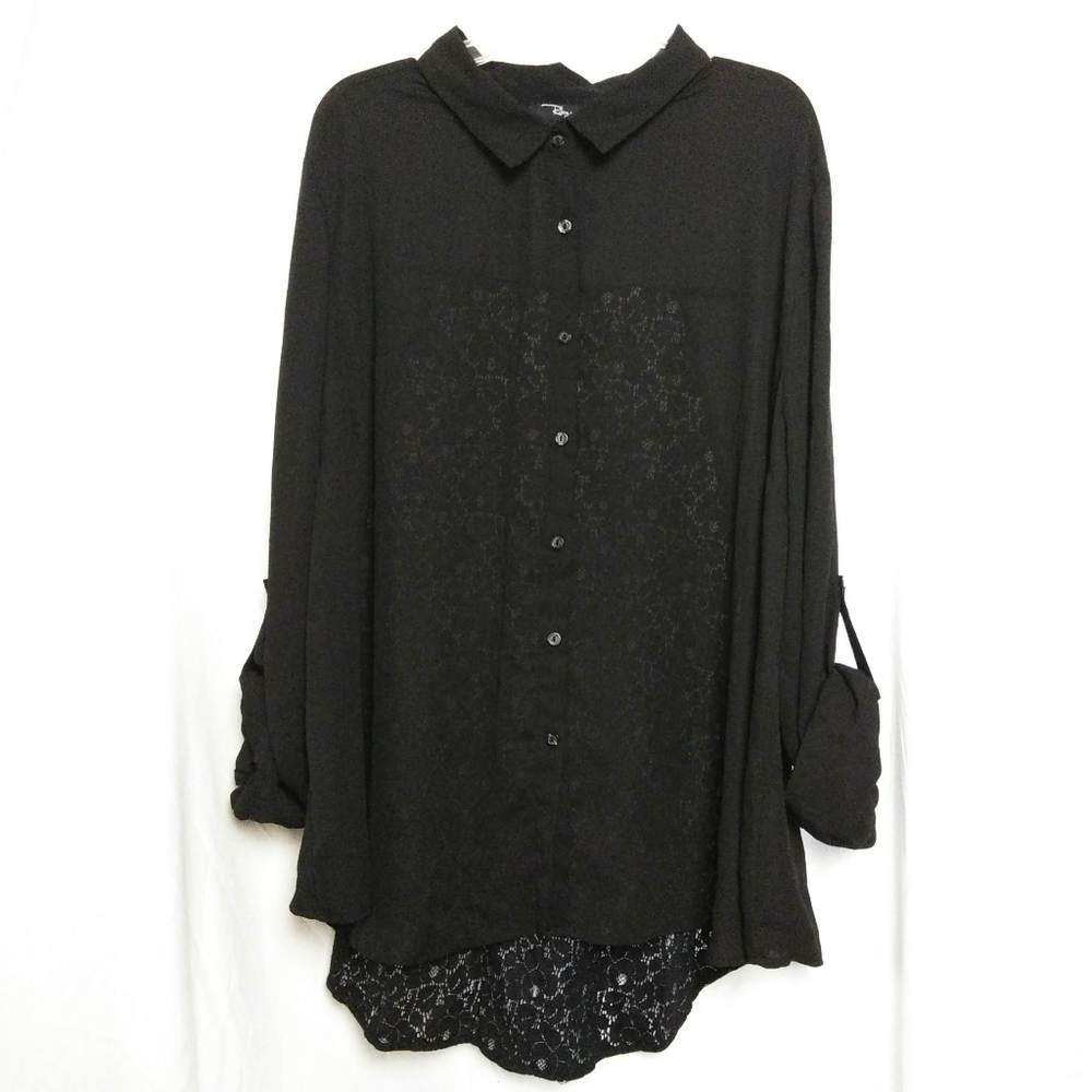 Riley + James Black Blouse